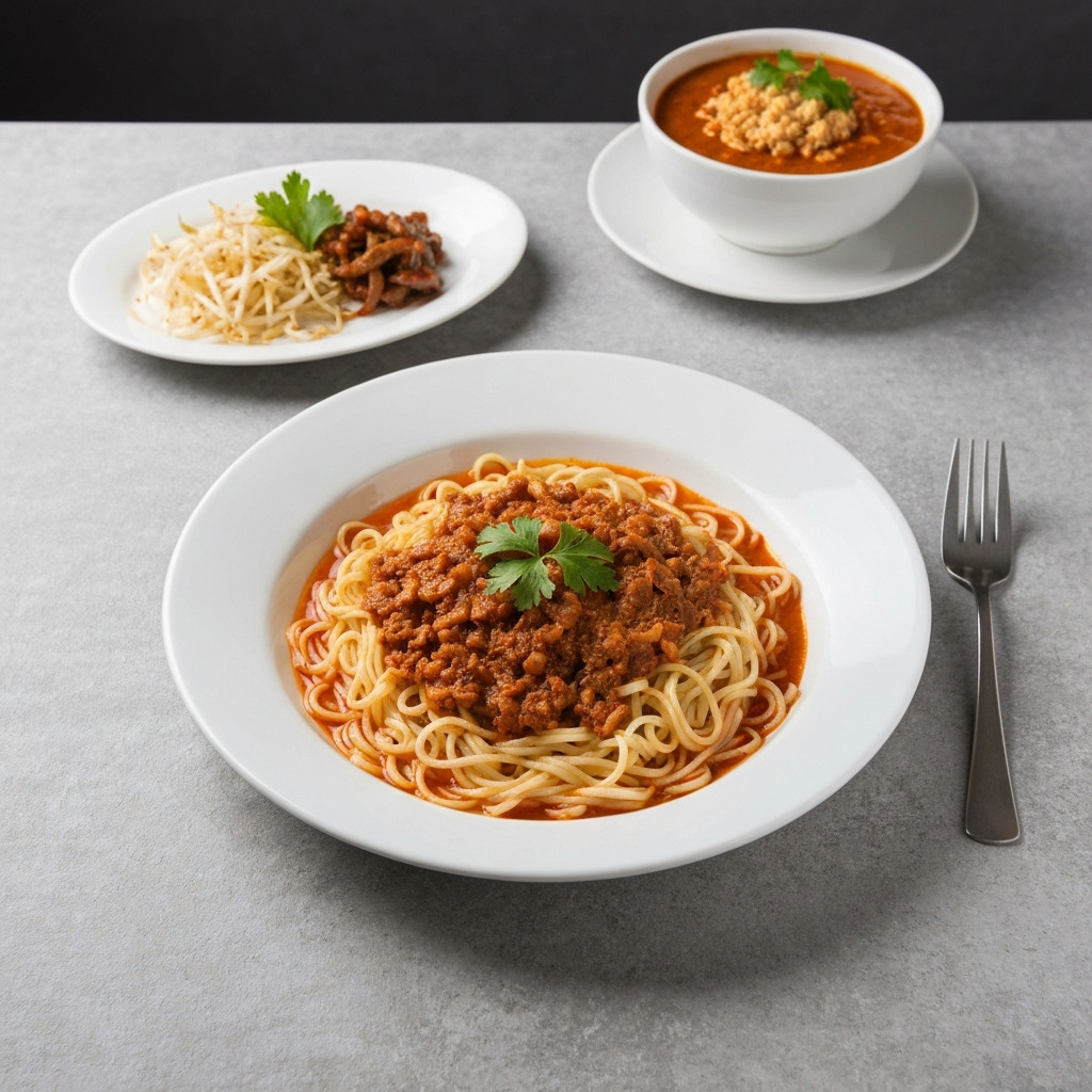 Ton Balıklı Noodle