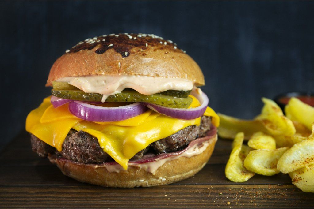 Triple Cheeseburger