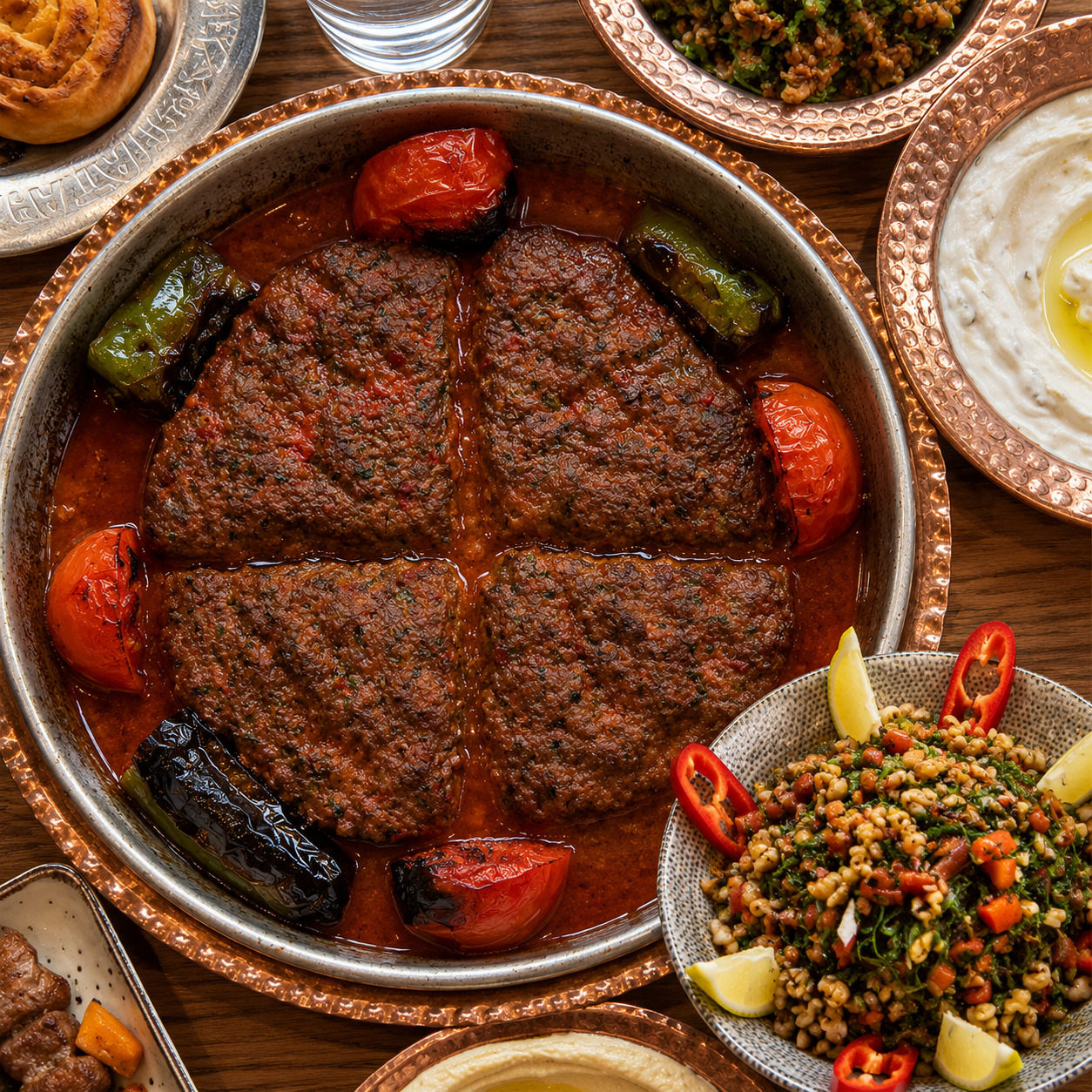 SİNİ KEBAP MENÜSÜ {2-KİŞİLİK} 450 GR