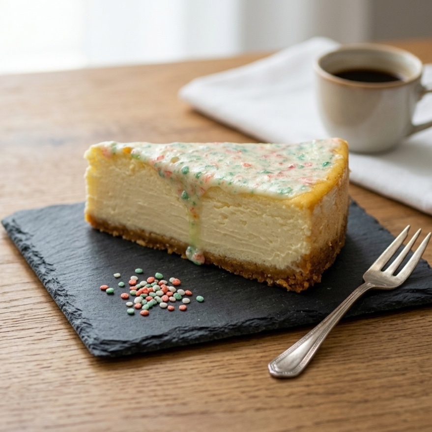 Patlayan Şekerli Cheesecake
