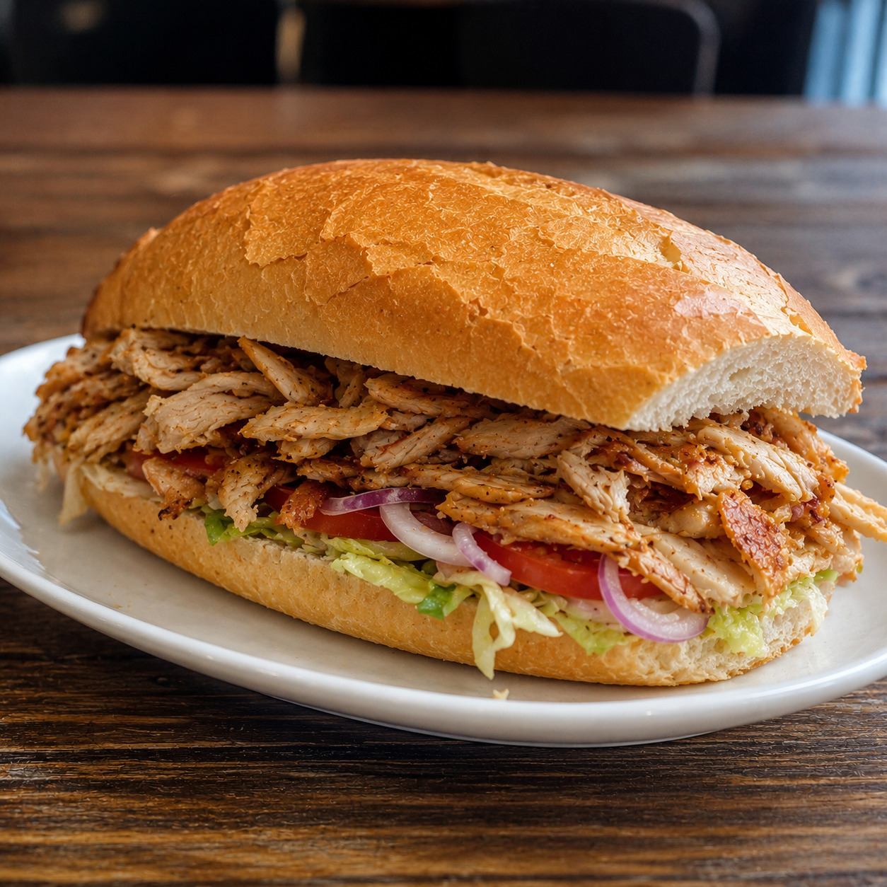 Tam Ekmek Arası Tavuk Döner (200 Gr.)