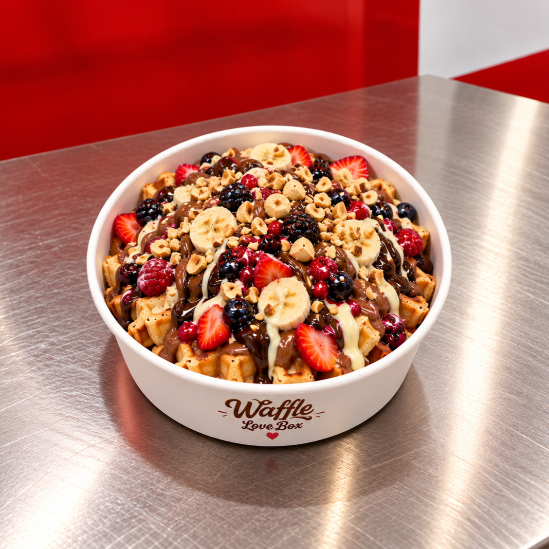 Love Extreme Bowl Waffle (Küçük Hamur)