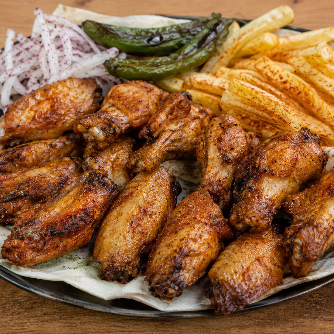2 Kişilik Kanat Patates Kızartma