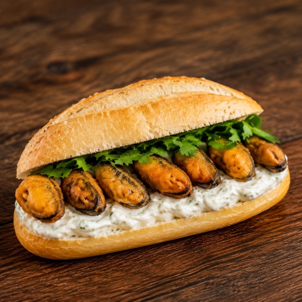 Midye Tava Ekmek Arası