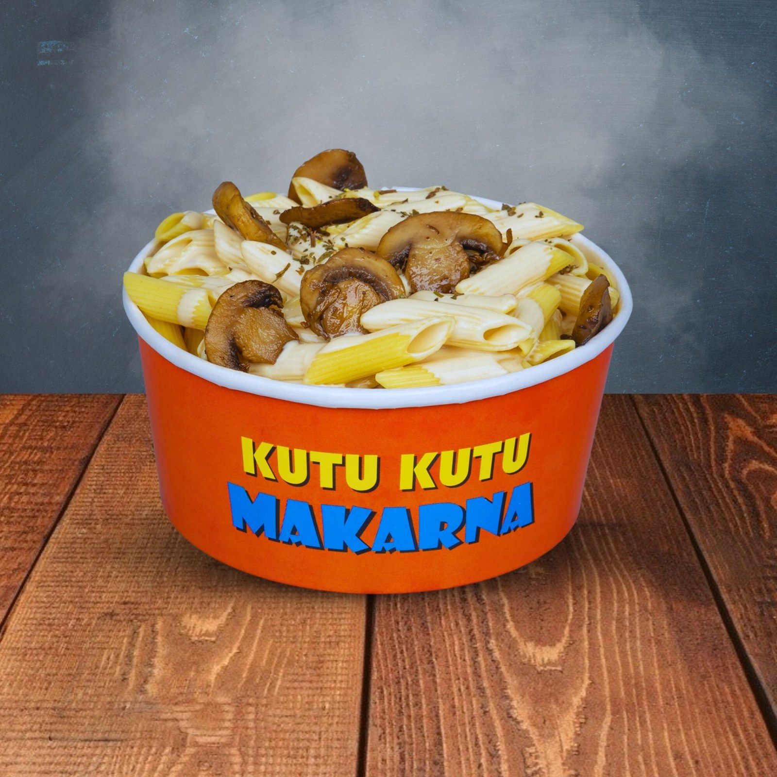 Kremalı Mantarlı Penne