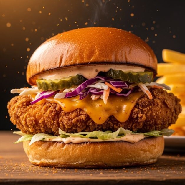 Cajun Burger BBQ Ateşi