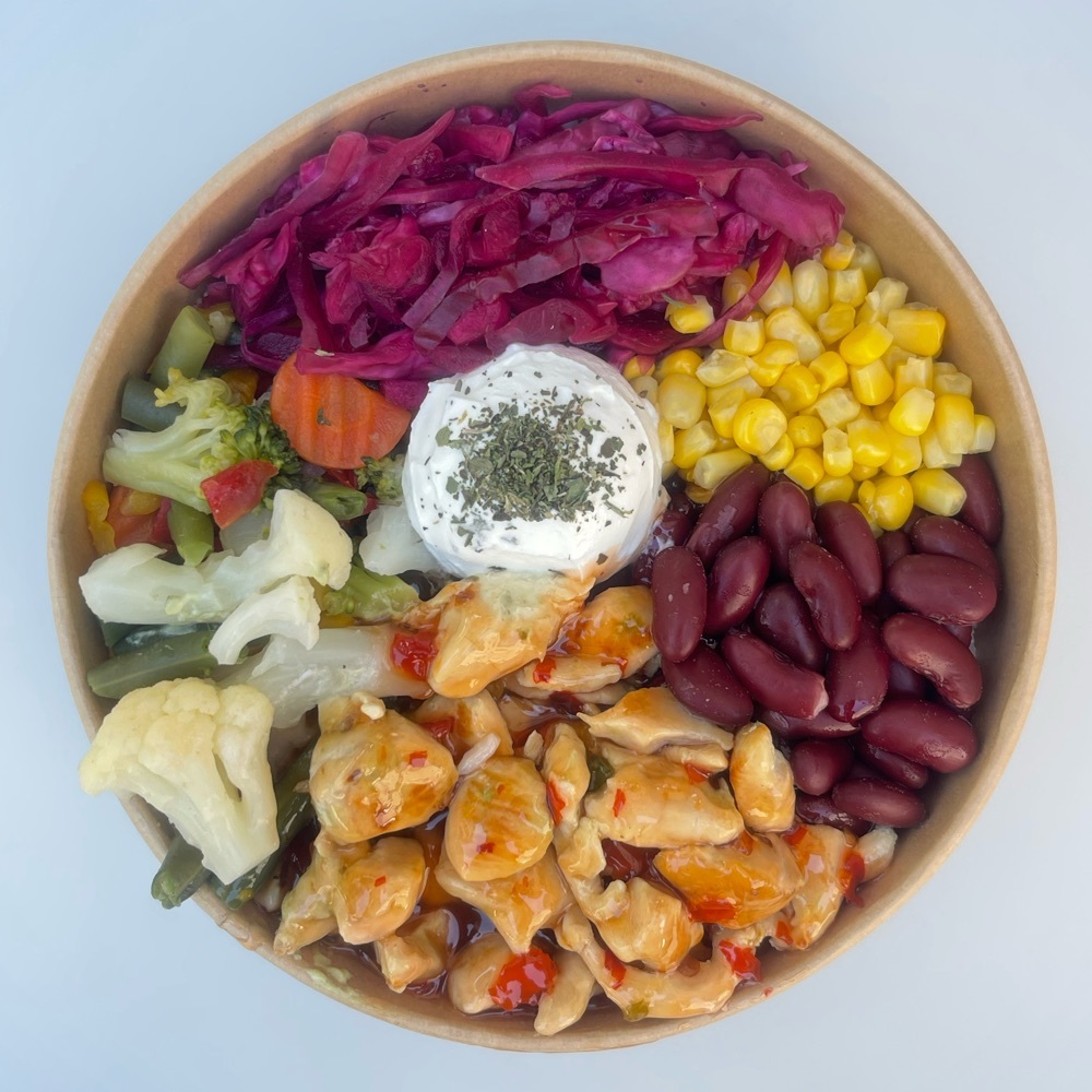 Sweet Chili Soslu Tavuk Bowl