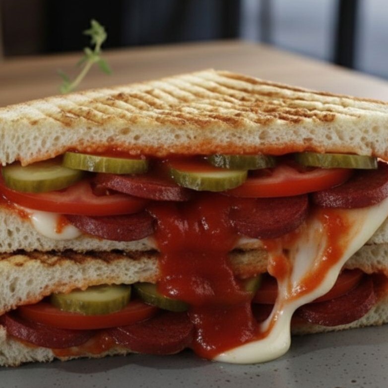 Ayvalık Ekmeğine Yengen Tost