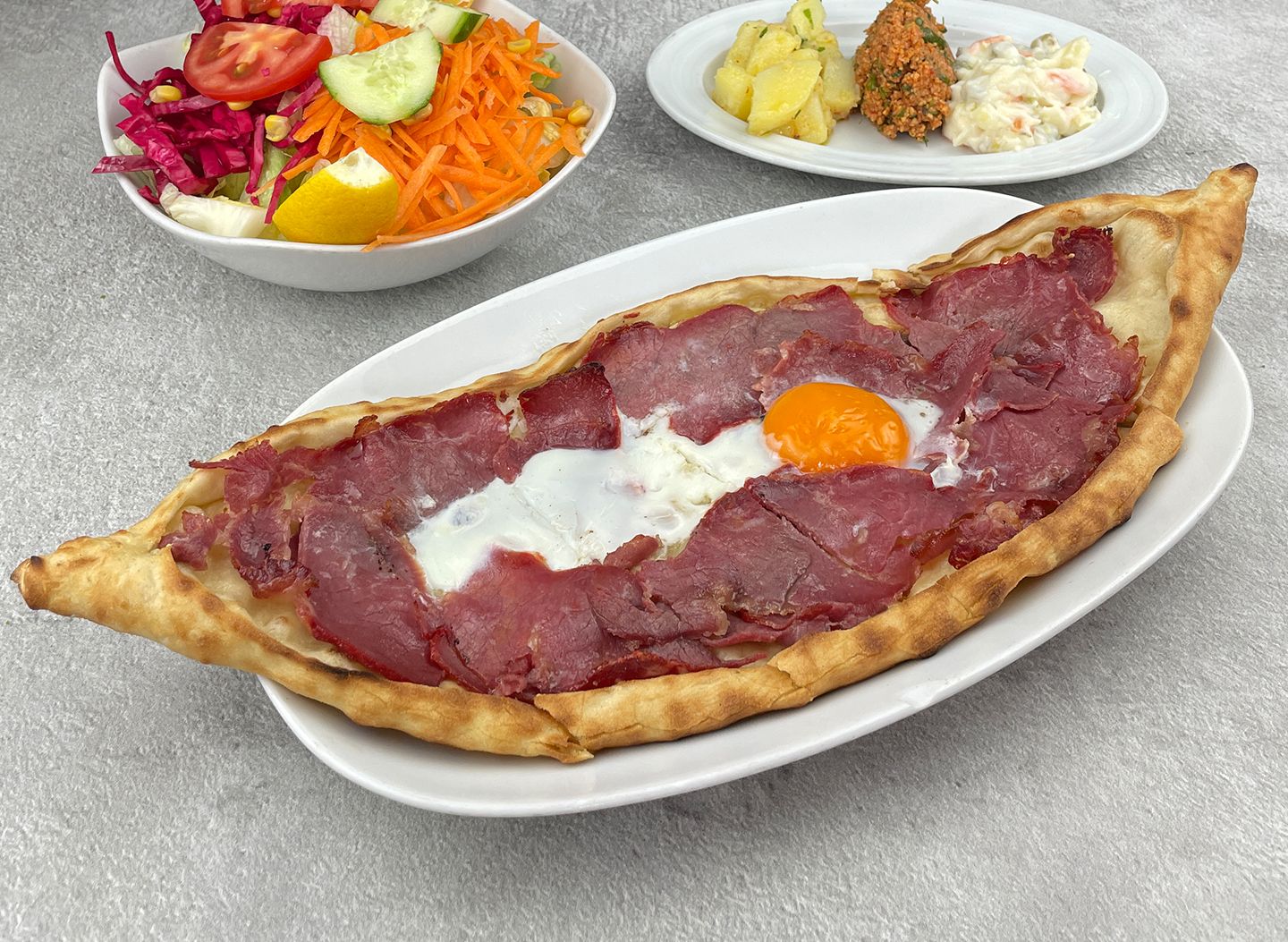 Pastırmalı Pide (Standart) (Açık)