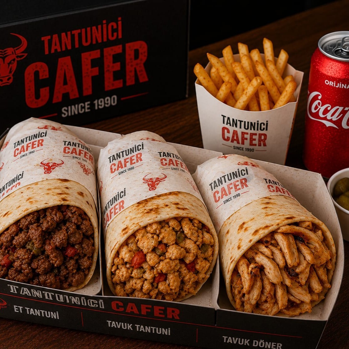 Üçlü Menü + Patates + Cola