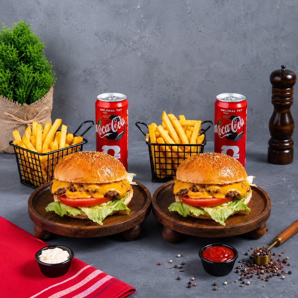 2 Kişilik Klasik Burger
