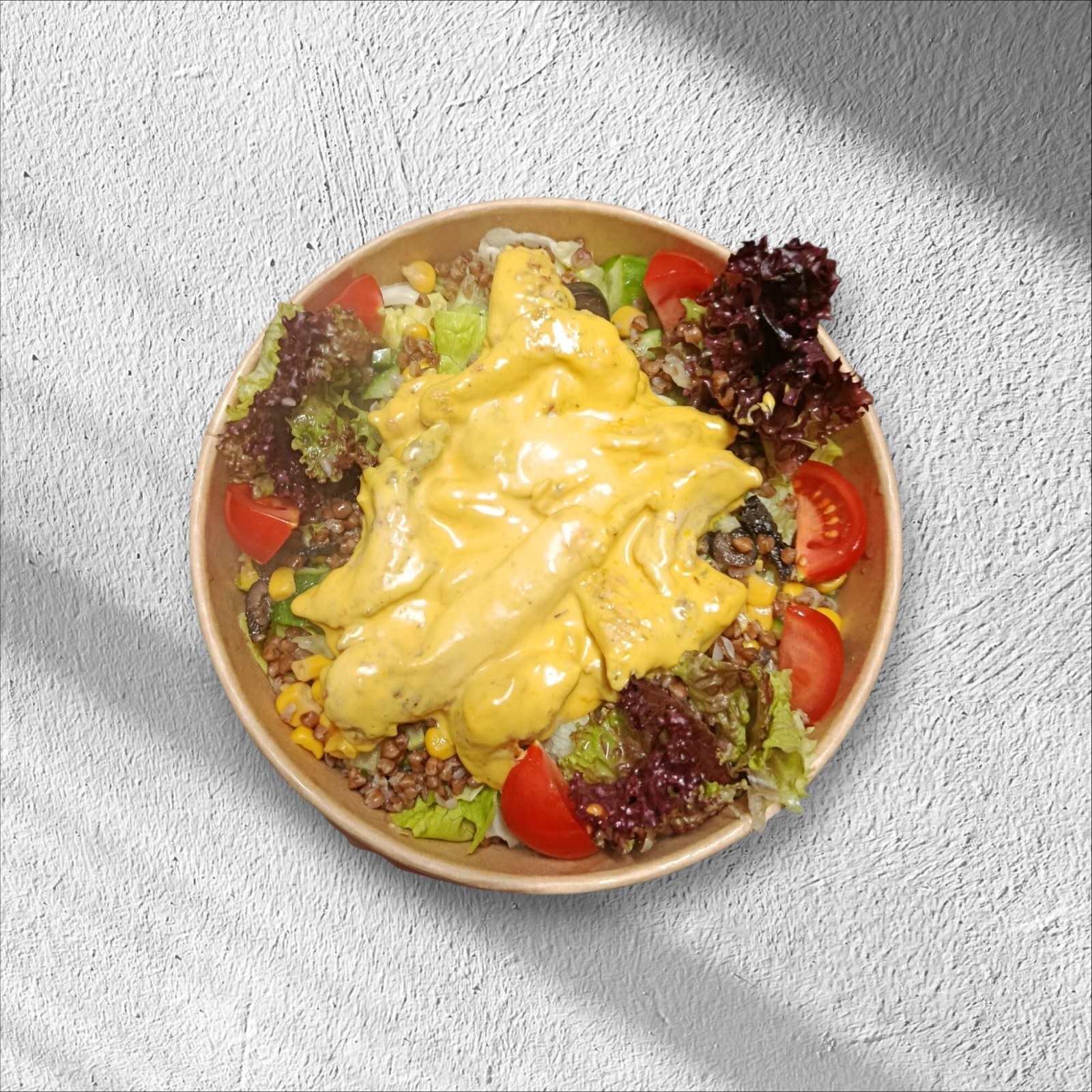 Cheddar Tavuk Salata