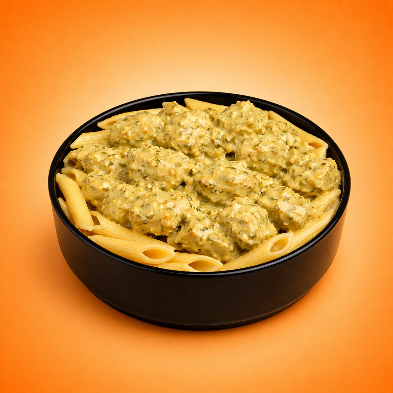 Pesto Soslu Tavuklu Makarna