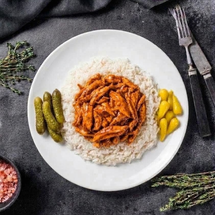 Meksika Soslu Tavuklu Pilav
