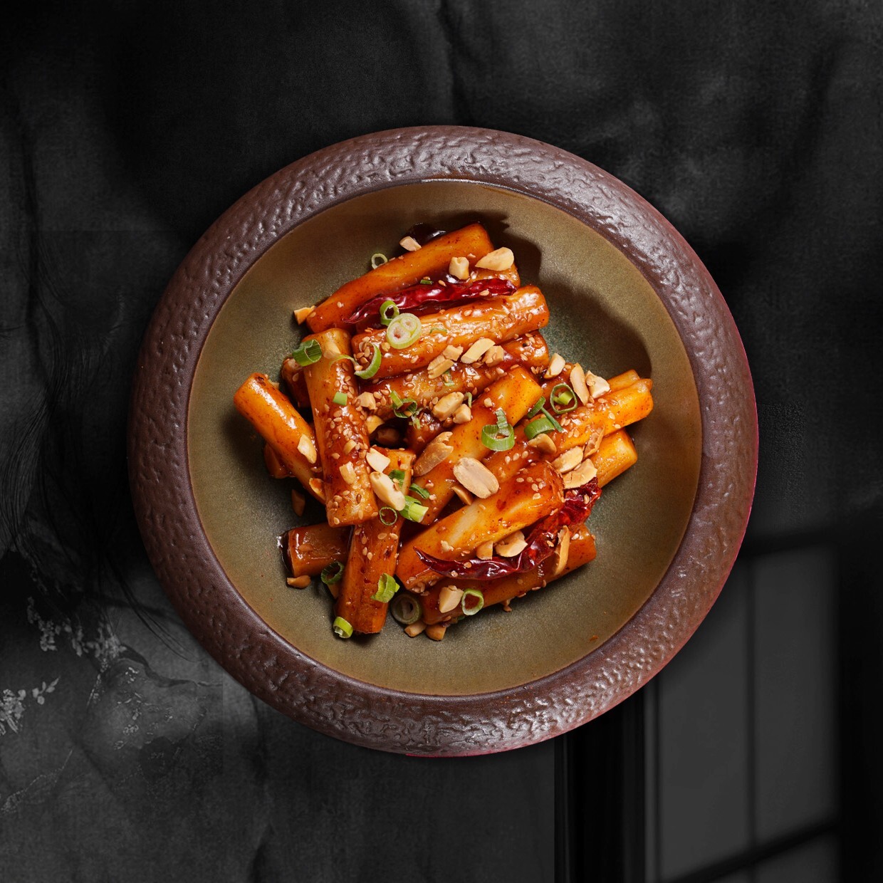 Acılı Kızarmış Tteokbokki