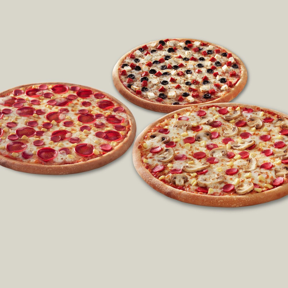 3 Adet Orta Boy Pizza