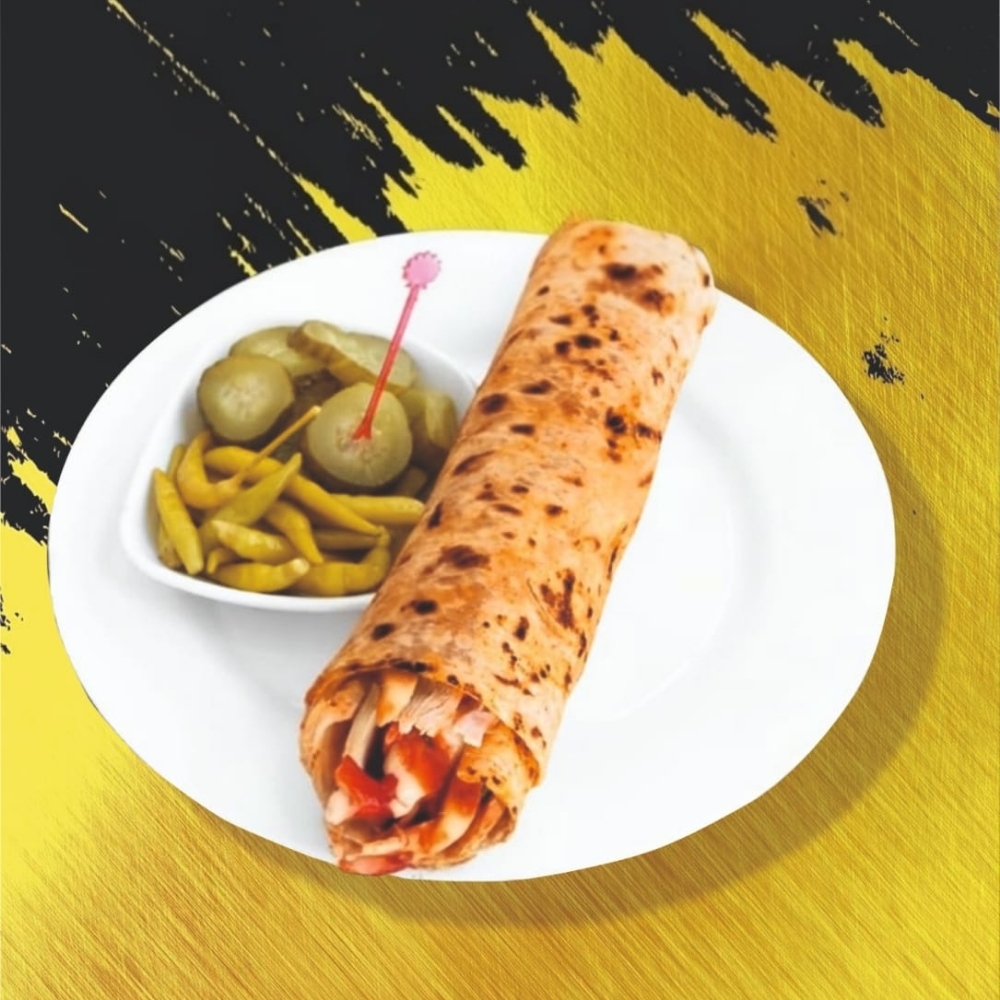 İskenderun Usulü Tavuk Döner Dürüm