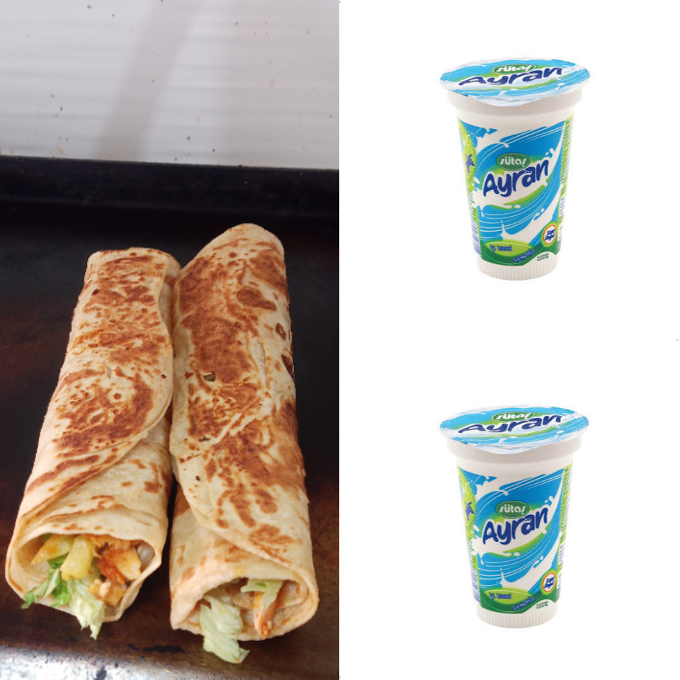 El Açması Tavuk Yaren (2 Adet)( 2 Adet Ayran)