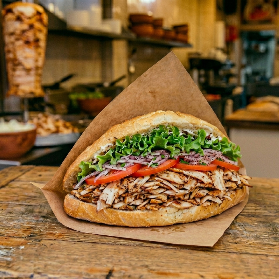3 Çeyrek Tavuk Döner