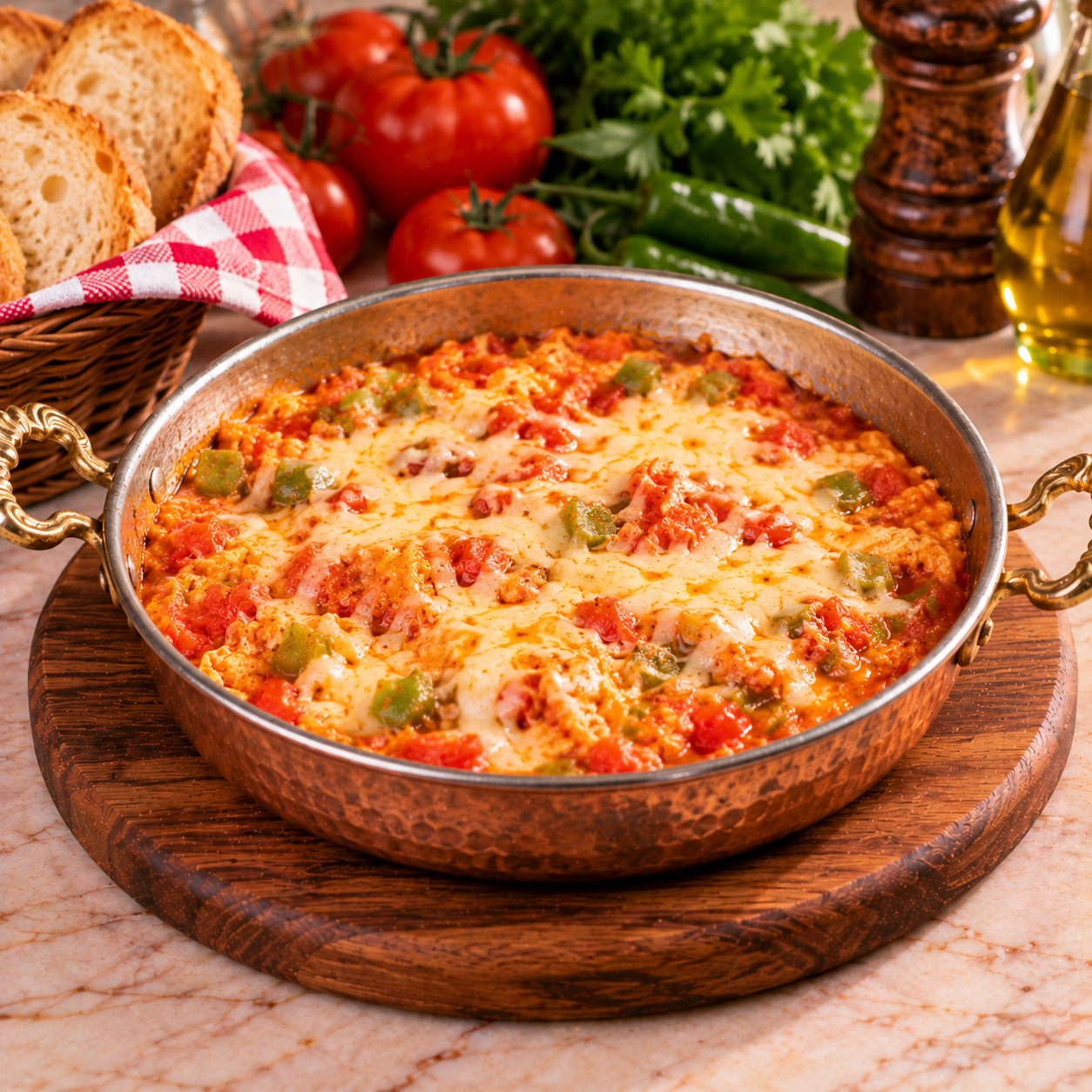 Kaşarlı Menemen