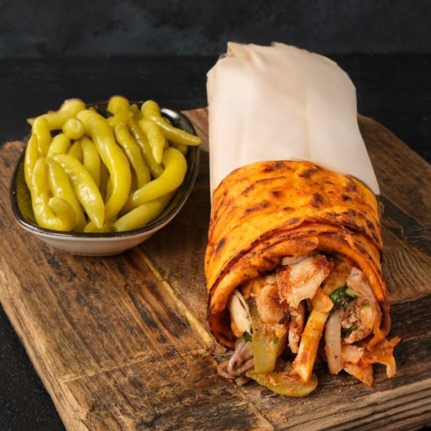 Hatay Usulü Tavuk Döner Dürüm(120GR)