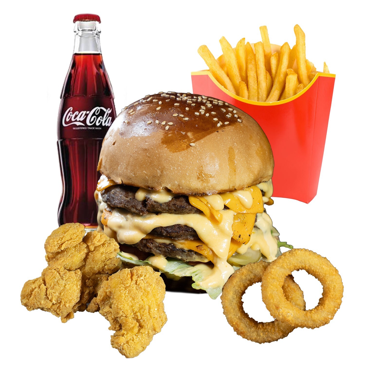 CAMPÜS XXL BURGER MENÜ