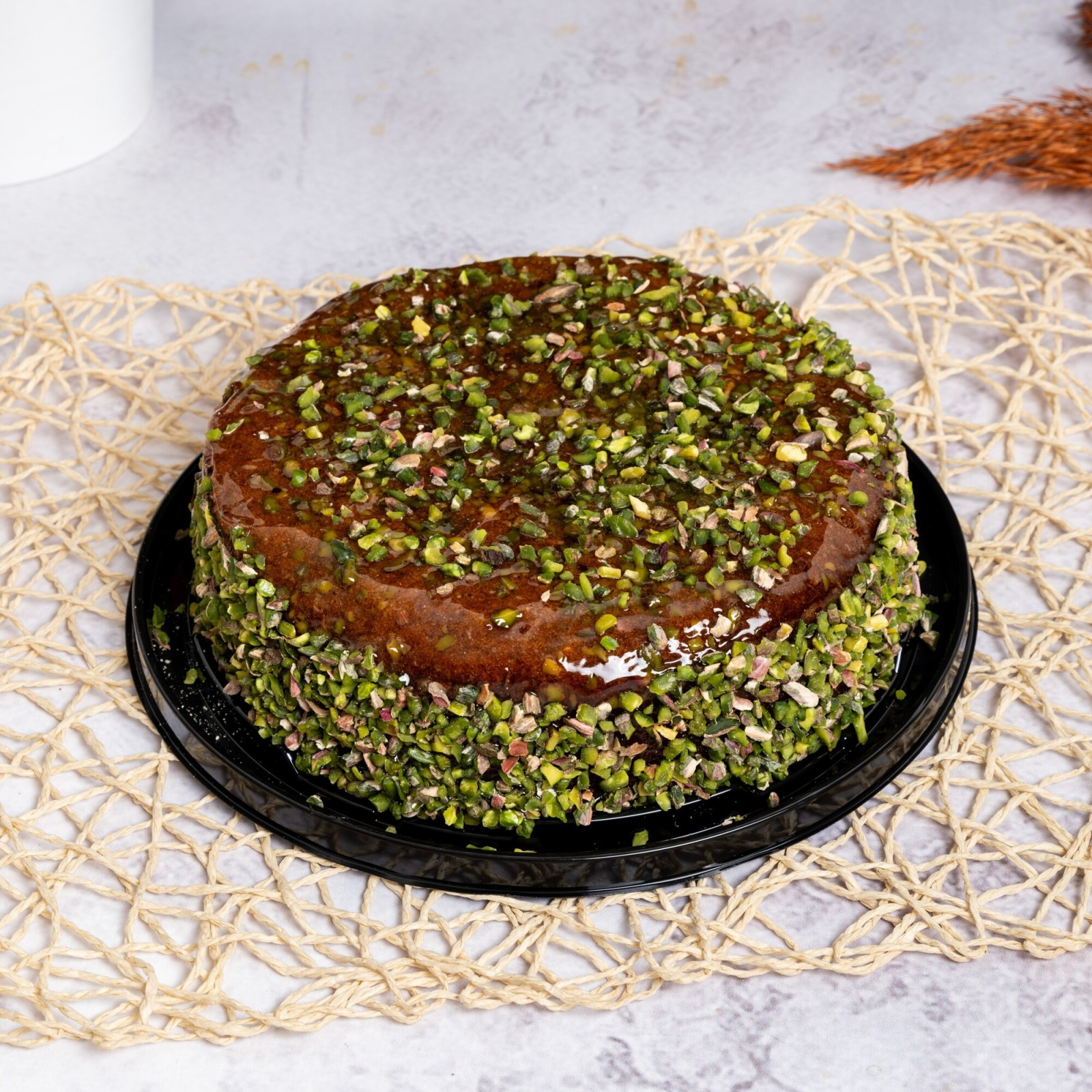 Ballı Fıstıklı Ev Yapımı Kek (8-10 Kişilik)
