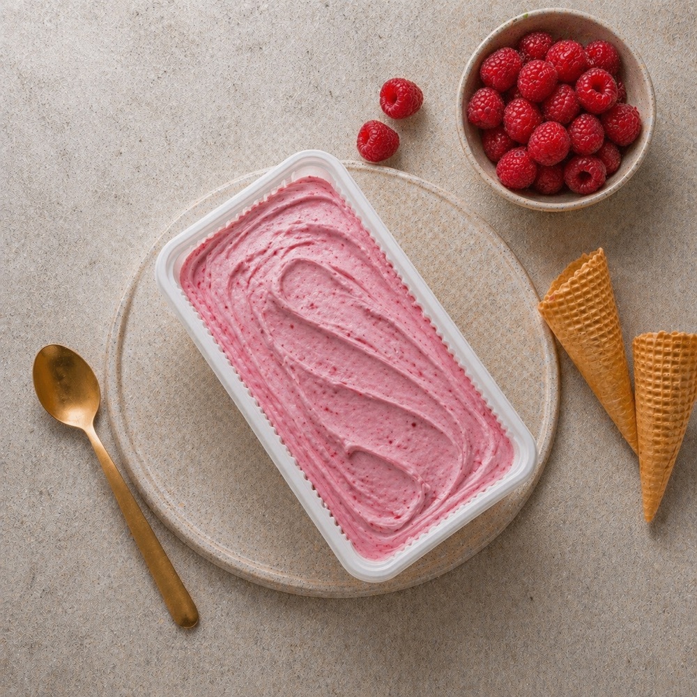 Frambuazlı Dondurma (500 gr)