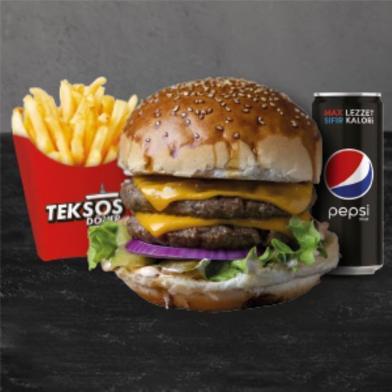 Double Burger Menü