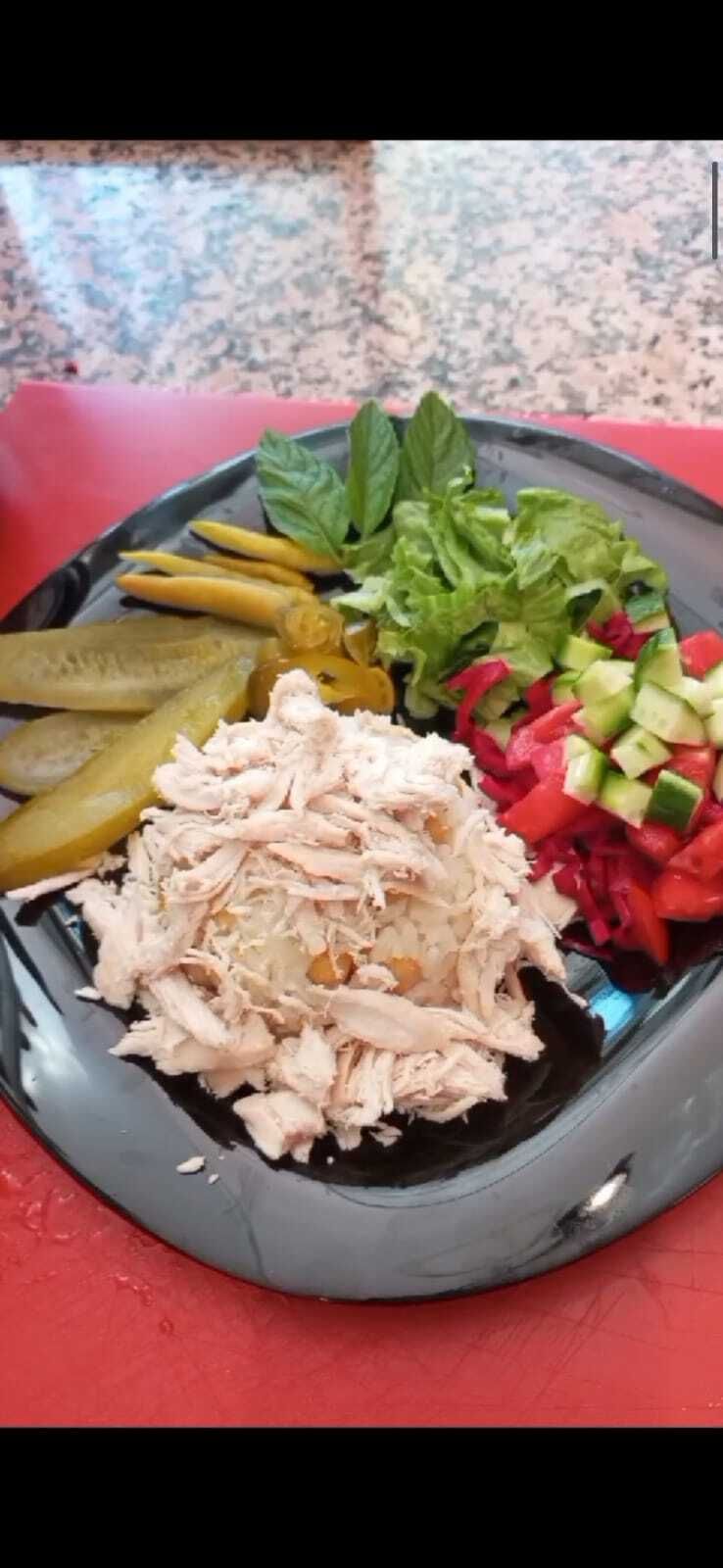 Tavuklu Nohutlu Pirinç Pilavı