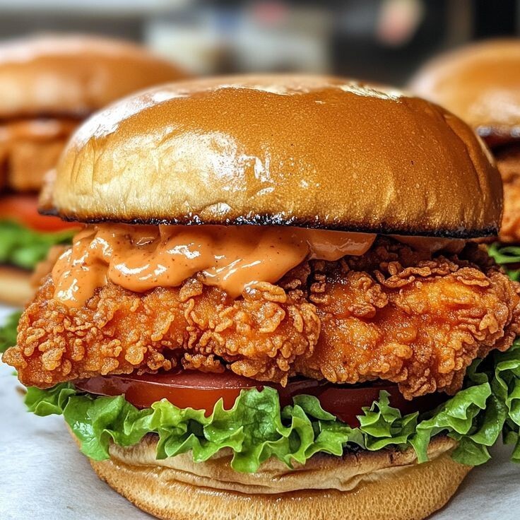 Chicken Burger Menü