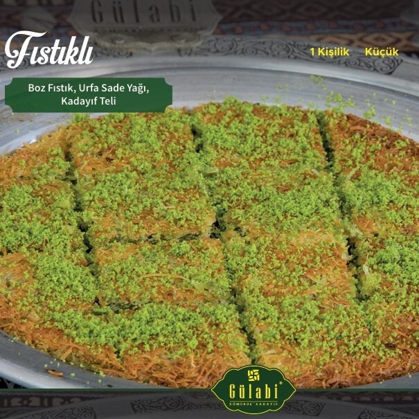 3 Kişilik Fıstıklı Künefe