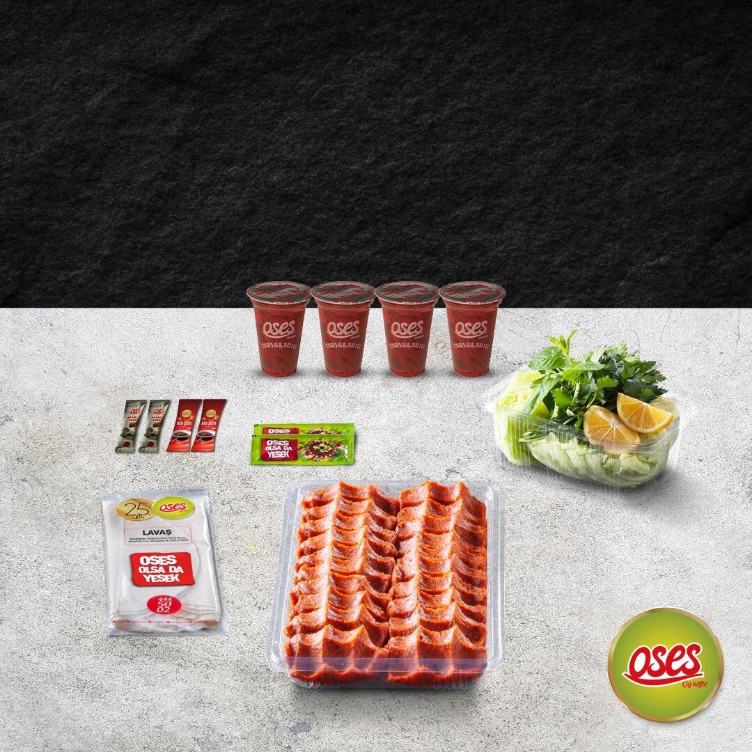 Çiğ Köfte (500 gr.) & Turşu Suyu Menü 2