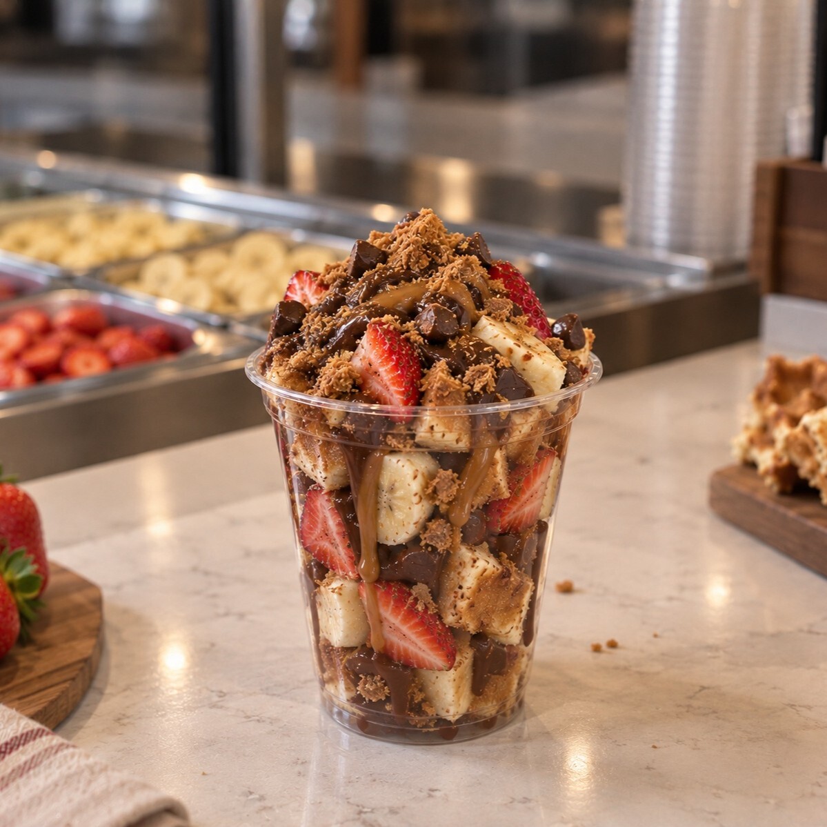 Bardak Waffle Lotus