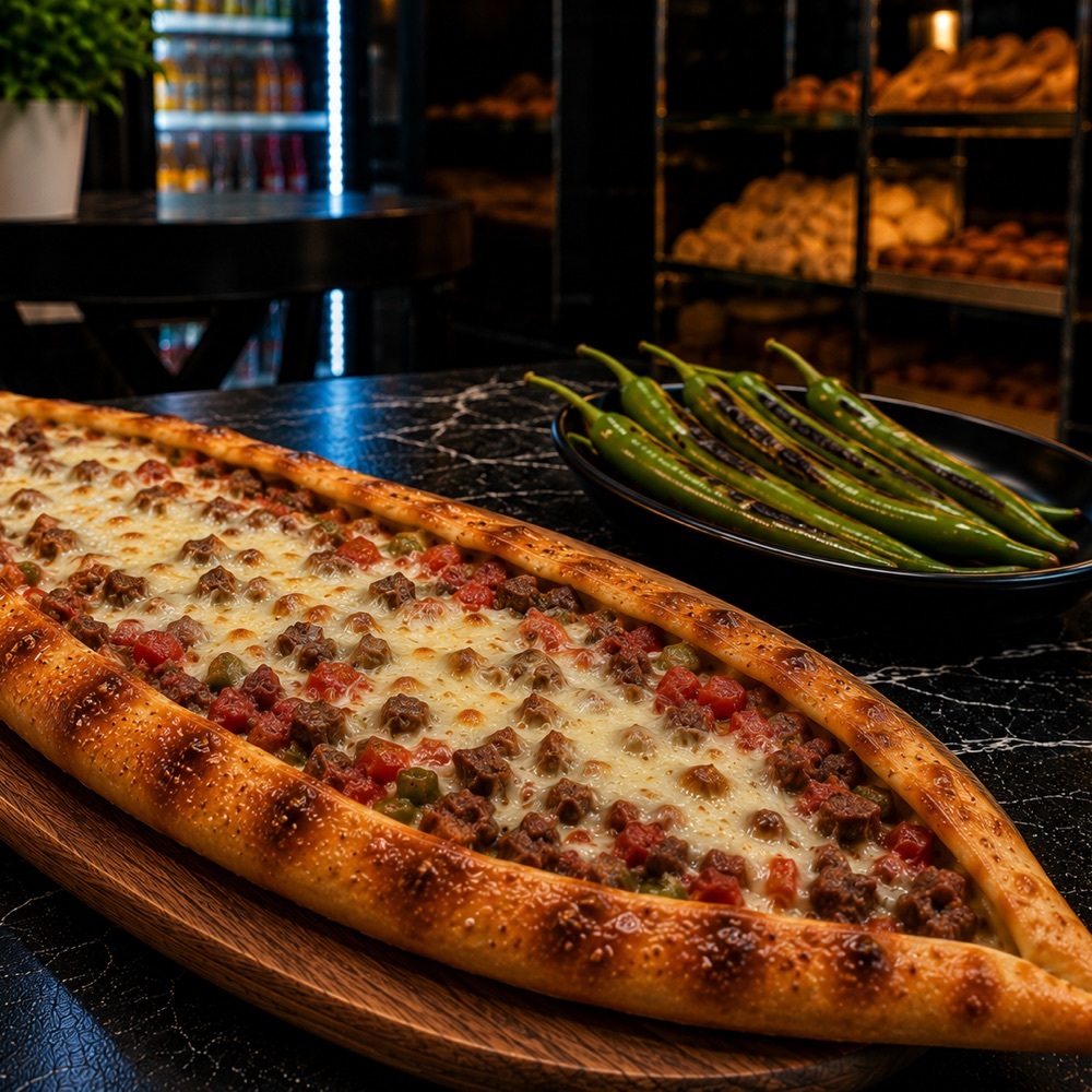 👌40cm boyunda Karışık Pide