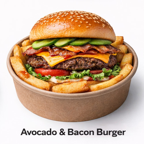 Avokado & Bacon Gurme Burger