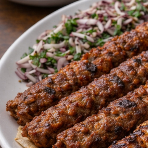 5 Şiş Adana Kebap+salata+pilav