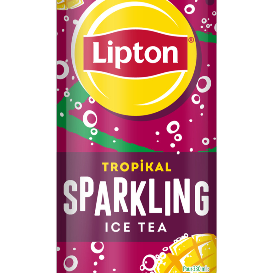 Lipton Ice Tea Sparkling Tropikal 330 ml