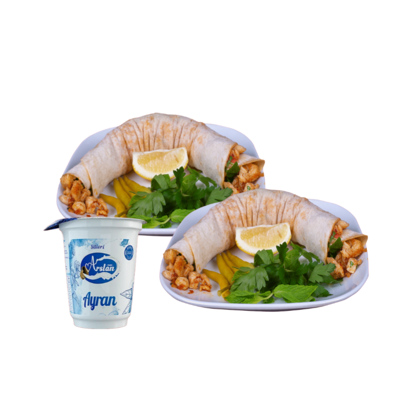 İkili Tavuk Tantuni Dürüm Menü 6
