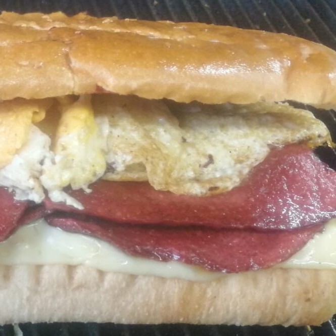 Yarım Karışık Yumurtalı tost