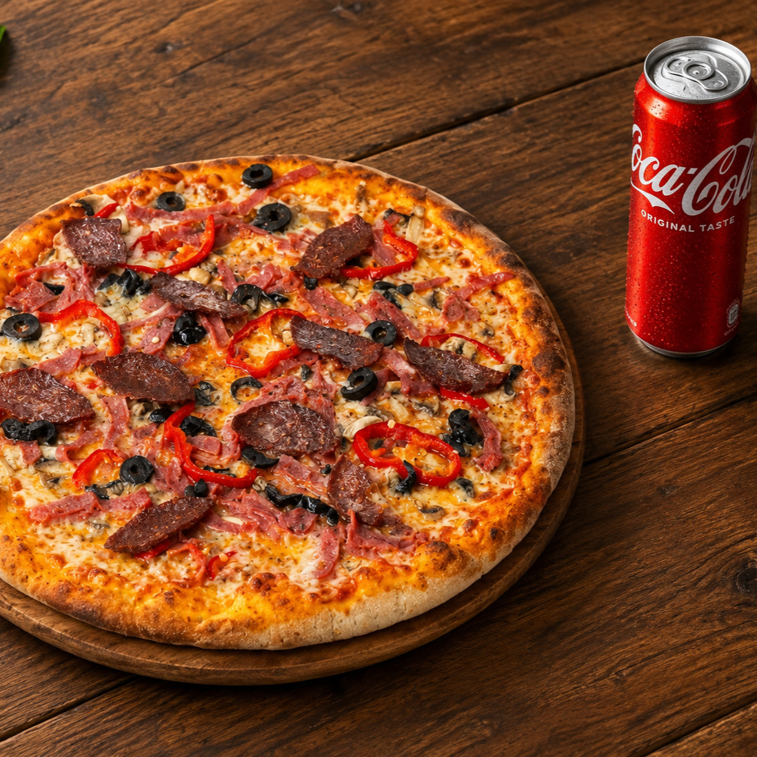 Karışık Pizza + Coca-Cola (330 ml)