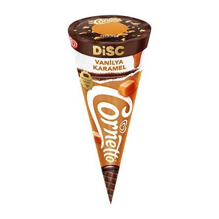 Cornetto Disc vanilya karemel 130ml