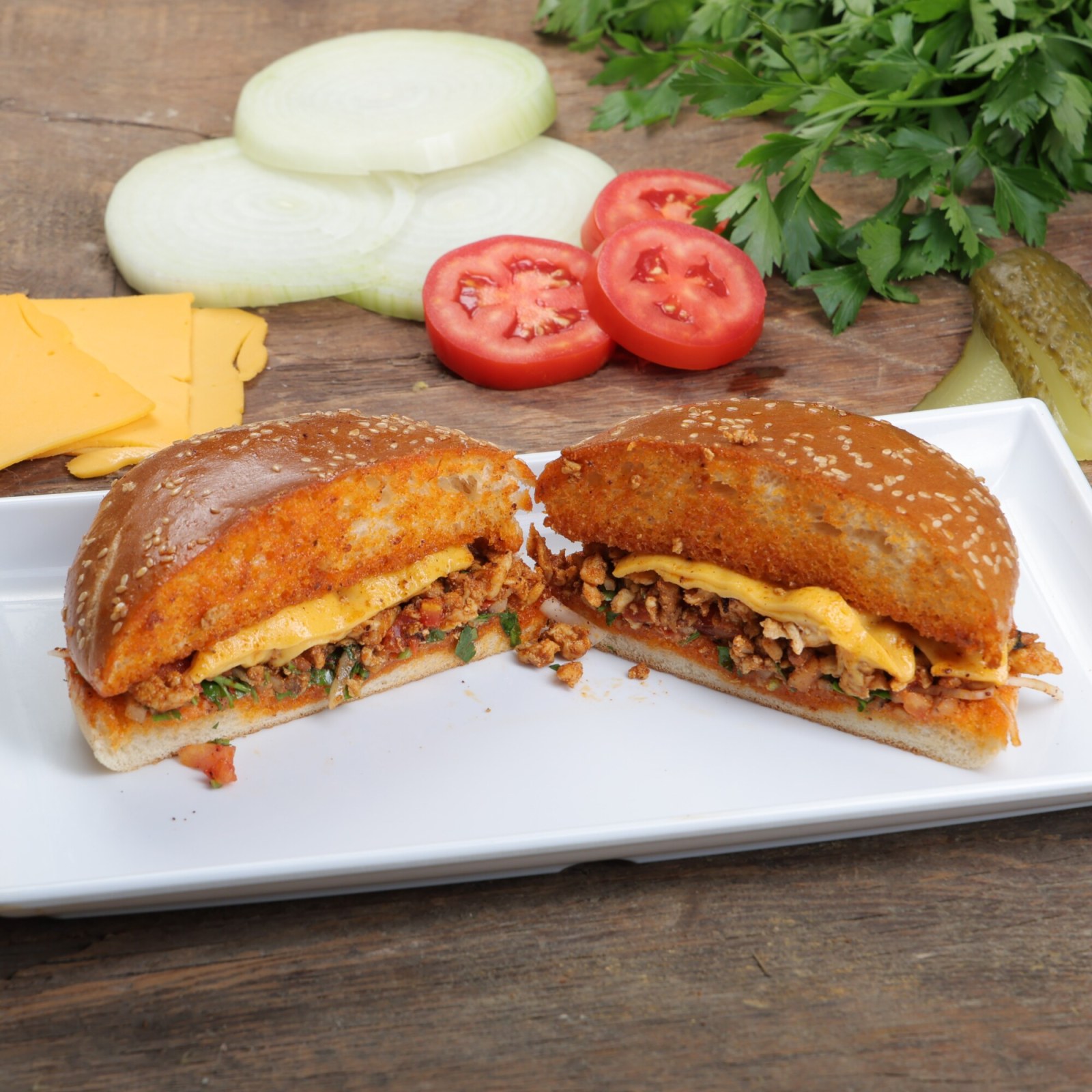 Burger Tavuk Tantuni