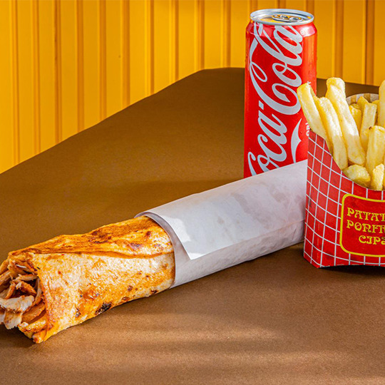 Tavuk Döner 45 cm Zurna Menü (200 gr)