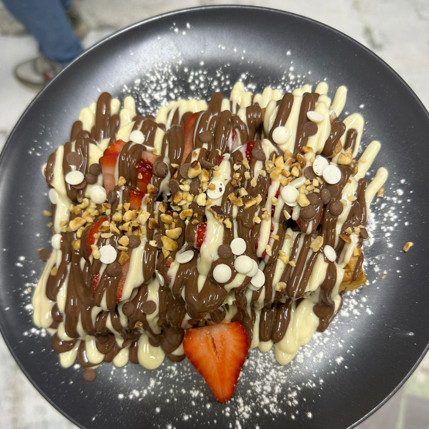 Waffle Bowl Klasik (Dilimlenmiş Hamur)