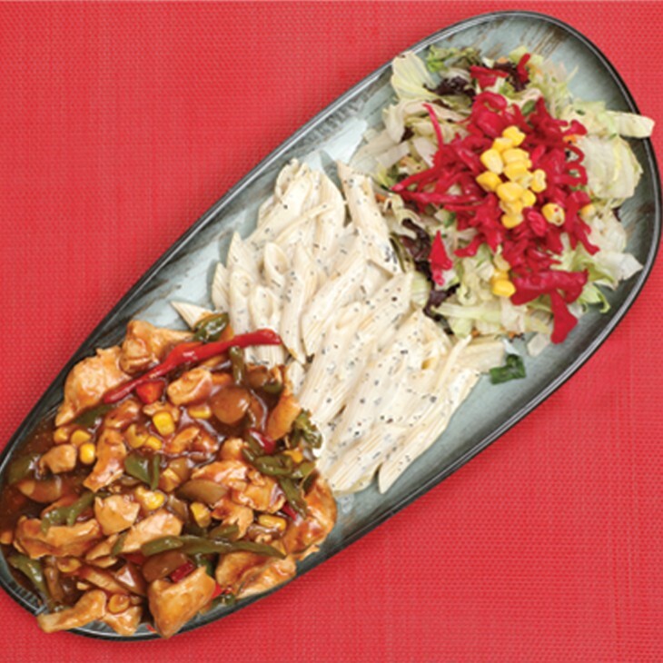 Set Barbekü Soslu Tavuk