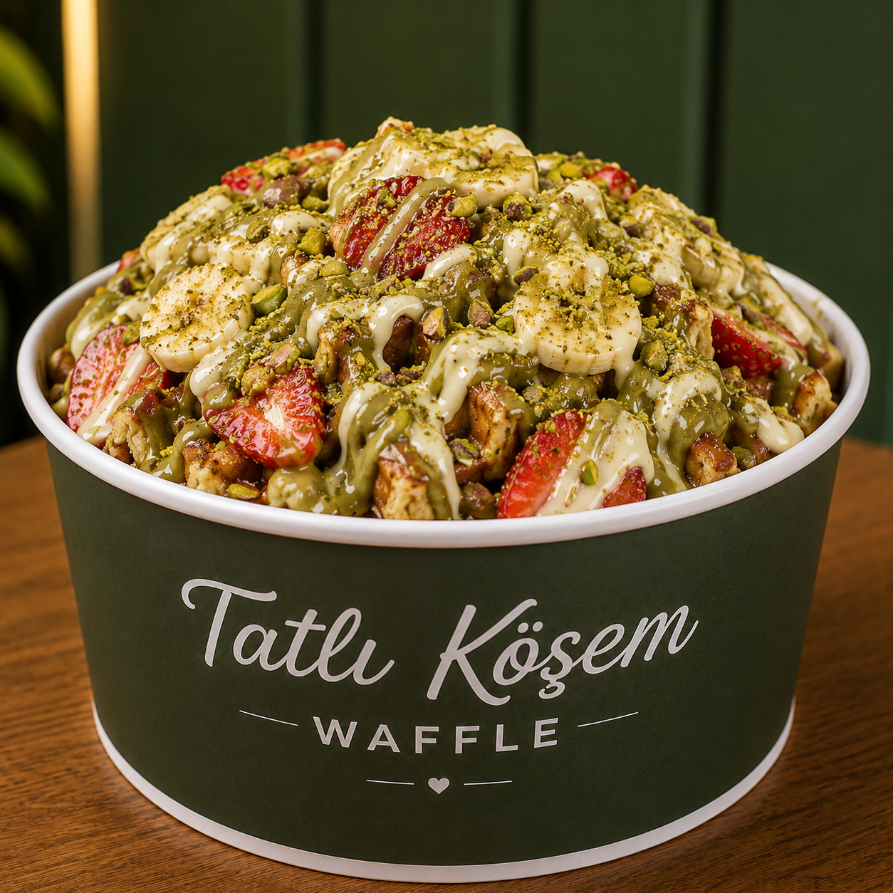 Fıstık Rüyası Waffle Bowl