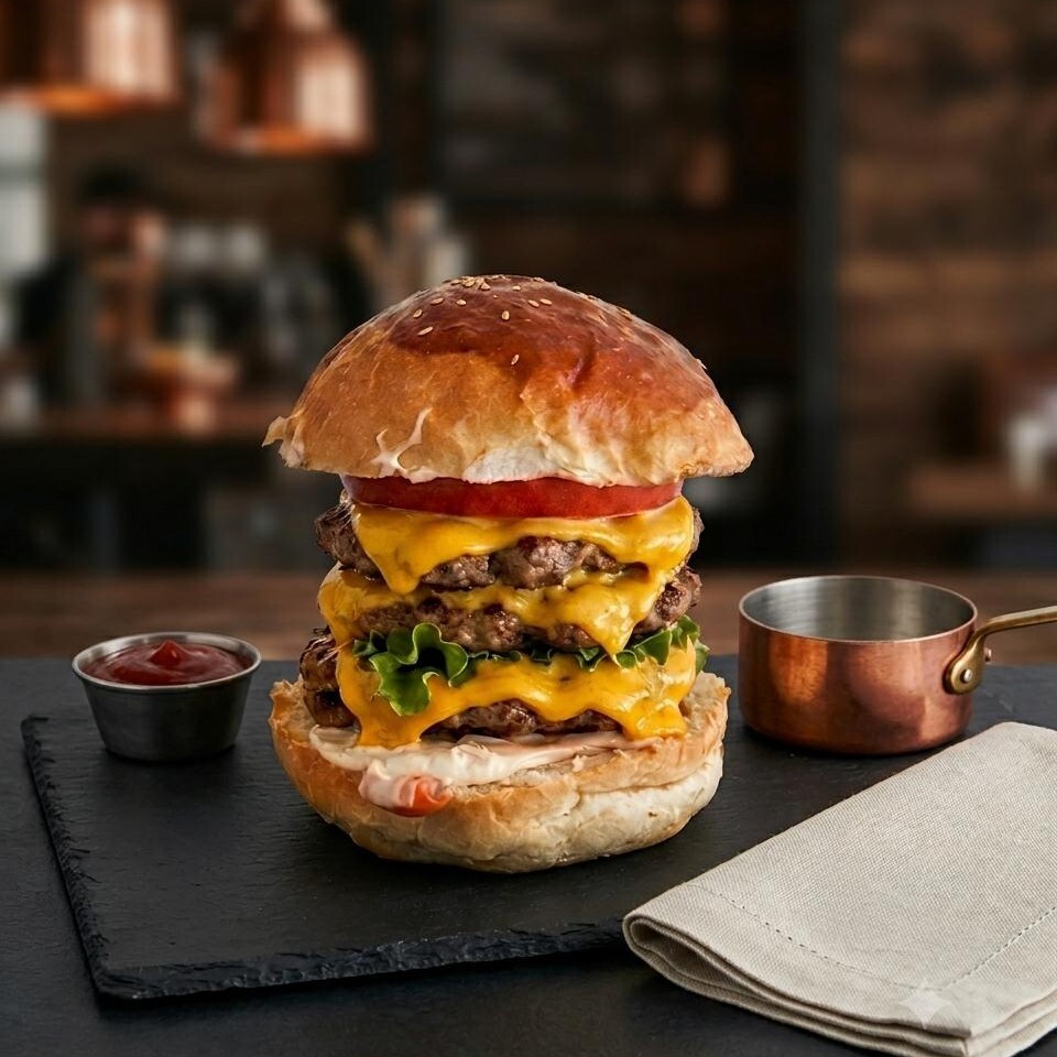 Triple Cheese Burger