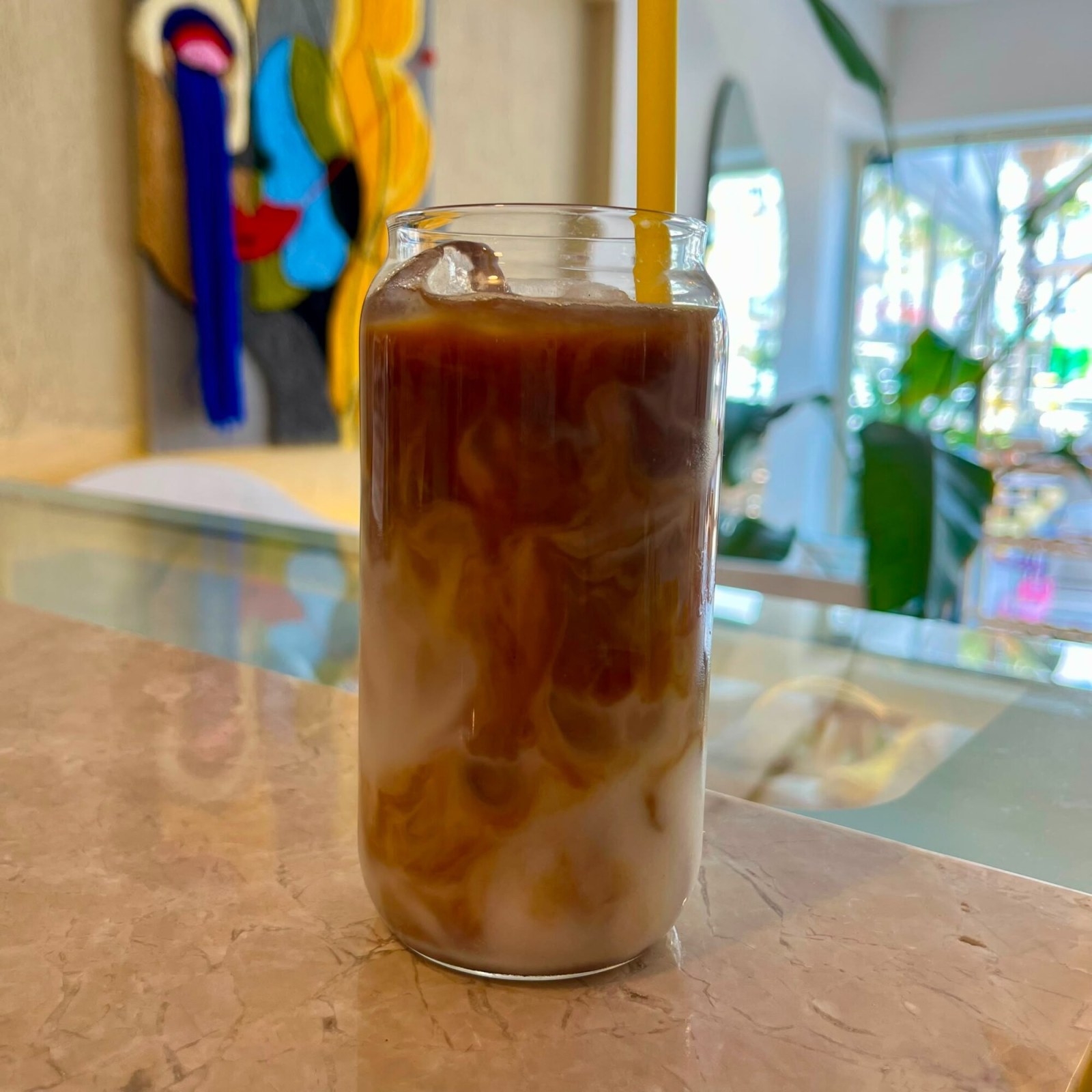 Iced Coconut Latte