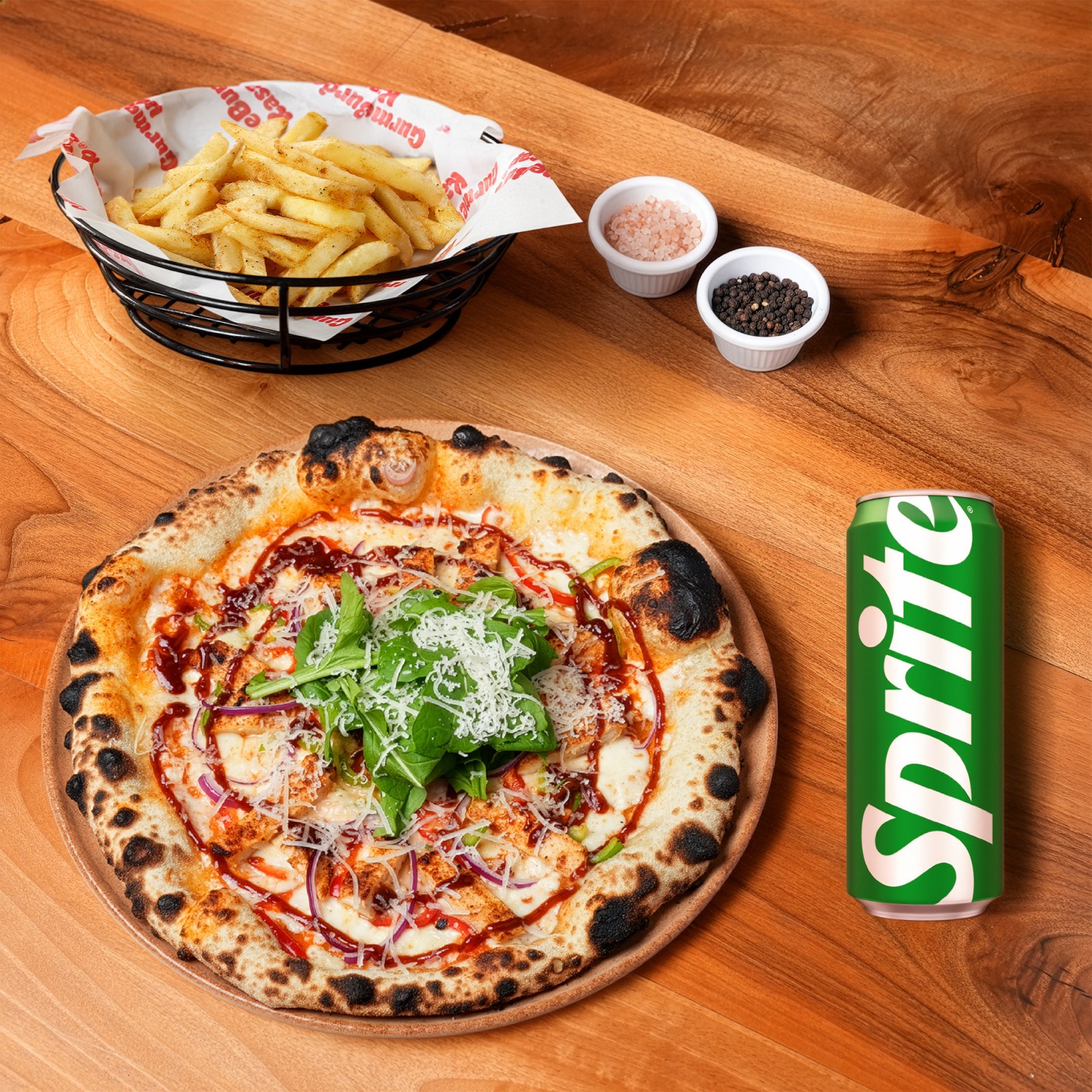 Bbq Chicken Pizza Menü (30 cm)
